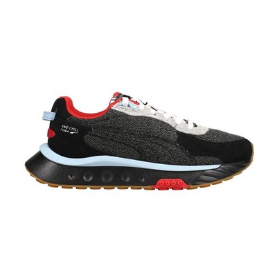 PUMA Wild Rider  Chill Lace Up  Youth Boys Black Sneakers Casual Shoes 38593501