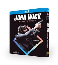 John Wick Chapter 1-4 Ballerina Collection 4-Disc New Sealed Box Set