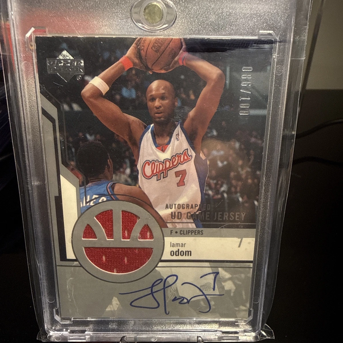 Lamar Odom Basketball Autographed Sports Trading Cards 