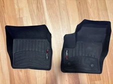 Front Set WeatherTech Black Fitted Floor Mats 2013-2019 Ford Escape 444591/00883