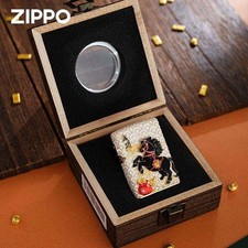 Accendino Zippo Antivento Originale - Edizione Limitata Anno del Cavallo Design