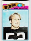 Mike Webster, 1977 Topps, #99, Pittsburgh Steelers, RC