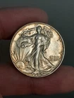 1942- P Walking Liberty Half Dollar AU #1