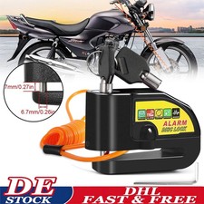Produktbild - Motorrad Schloss Alarm Bremsscheibenschloss Bremshebelschloss. mit 2x Schlüssel