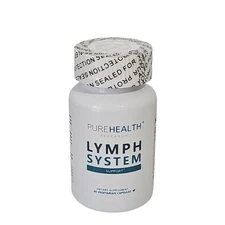 New Sealed PureHealth Research Lymph System Supplement Lymphatic Drainage