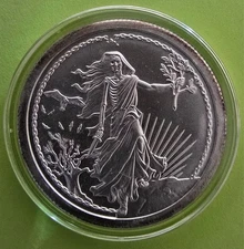 2014 Silver 1 oz ENEMY UNKNOWN BU Round - SBSS