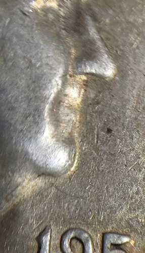 1954P Franklin VF+/XF Die Clash/Bugs Bunny Error FS-401 #01.12.26b