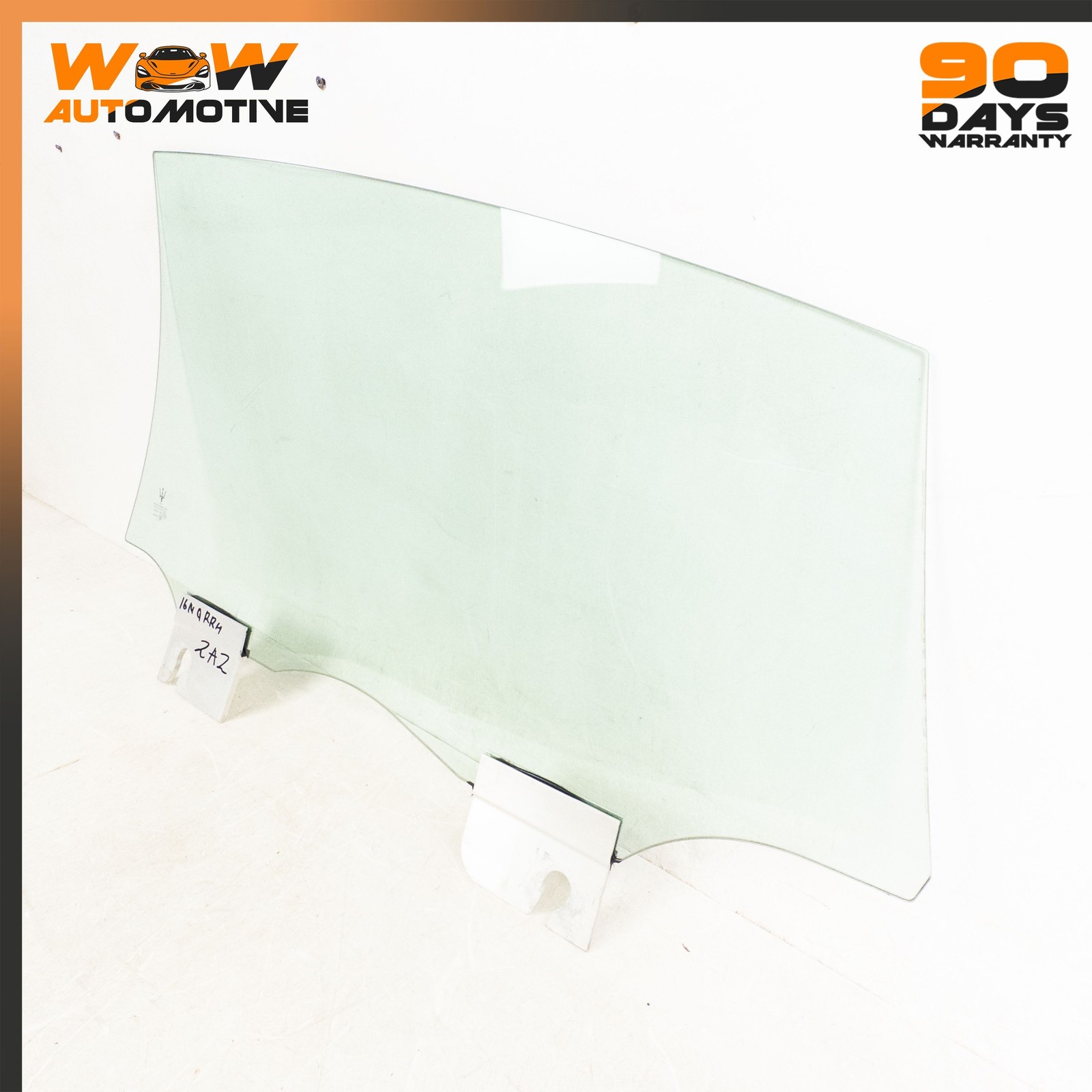 13-19 MASERATI QUATTROPORTE S Q4 REAR RIGHT PASSENGER SIDE AUTO DOOR GLASS OEM
