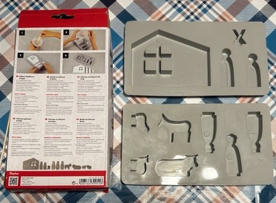 Rayher Silikon Gießform Krippe Weihnachten 11 Formen