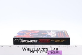 Cartucho de juego Mike Tyson's Punch-Out con caja + papeleo 1987 NES vintage