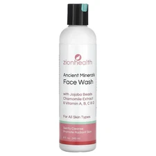 Zion Health Adama Ancient Minerals Face Wash 8 fl oz 240 ml Gluten-Free,
