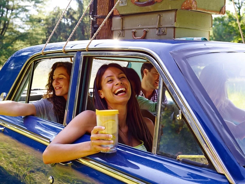 Tervis Tapa Transparente y Colorida Hecho en EE. UU. Doble Pared Aislante Tapa Azul 16oz Foto 2 de 4