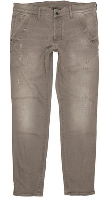 G-Star Bronson Femme Gris Tapered Slim Stretch Jeans W34 L34 (102702) - Photo 1/4