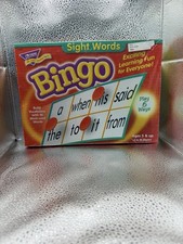 TREND enterprises Sight Words Bingo Game Ages 5 T6064, Age Level 4-7 8-11 Years