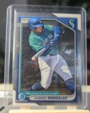 2024 Bowman Chrome Gabriel Gonzalez #BCP-35 Seattle Mariners #PSEA