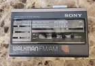 UNTESTED Parts Vintage 1980’s Sony Walkman WM-F69 portable radio cassette player