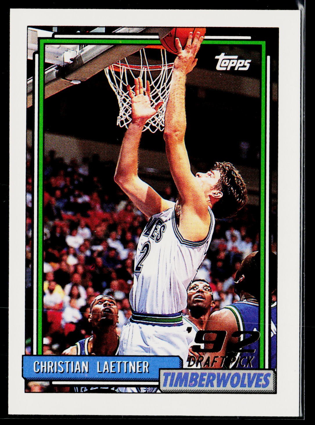 Christian Laettner 1992-93 Topps #334 Rookie Minnesota Timberwolves RC