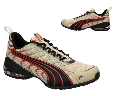 New PUMA Voltra Casual Shoes athletic sneakers Mens beige red all sizes
