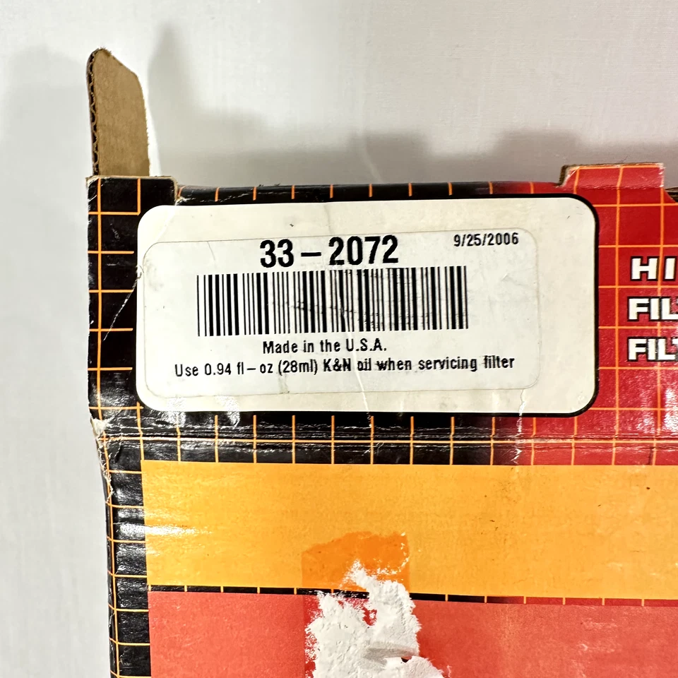 Novo em folha lacrado K & N Engineering 332072 filtro reutilizável - filtro de ar - Imagem 3 de 4