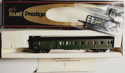 JOUEF PRESTIGE 5311 HO Mischwagen Kastenwagen SNCF Typ OCEM 3. Kl. 1:87 1/87
