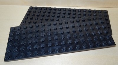 G7082 Lego 3027 City 2 Platten 6x16 schwarz - black