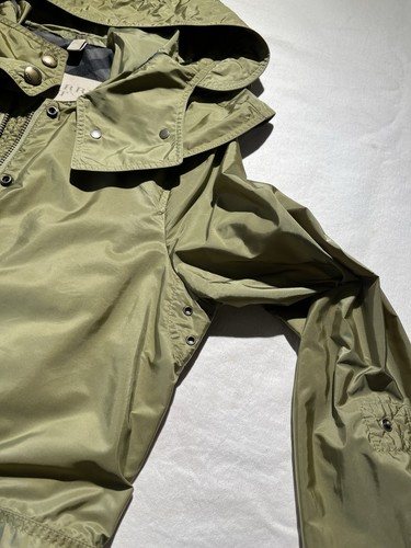 Burberry Brit Jacke hellgrün Kapuze Rollärmel Damen Gr. US10 - Bild 7 von 17
