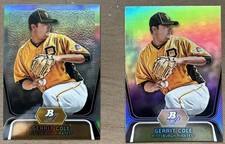 Gerrit Cole 2012 Bowman Platinum Prospect Cards Refractor Pirates