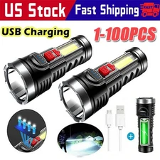 Super Bright 999000000 LM LED Torch Tactical Flashlight Lantern Rechargeable US