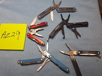 5 defects LEATHERMAN GERBER   multi tools    PS4 - P4 - DIME     Lot AZ27