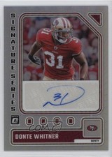 2023 Panini Donruss Optic Signature Series Holo Donte Whitner #SS-DW Auto 06y2