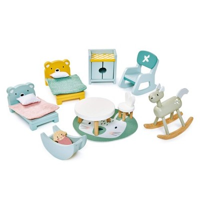 Tender Leaf Toys - Dollhouse Accessories - Detailed Wooden Furniture Sets and...