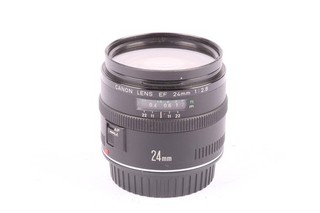 Canon EF 24mm F2.8 Portrait Autofocus Camera Lens Working