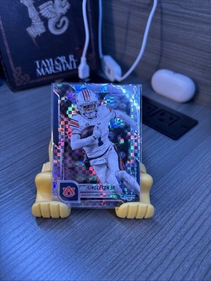 2025 Bowman University Chrome Eric Singleton Jr. #186 Checker Board Refractor