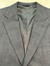 Vintage Ralph Lauren Polo University Club Blazer Size 42R Gray Wool