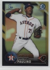 2016 Bowman Chrome Prospects Black & Gold Refractor David Paulino #BCP213 fm0