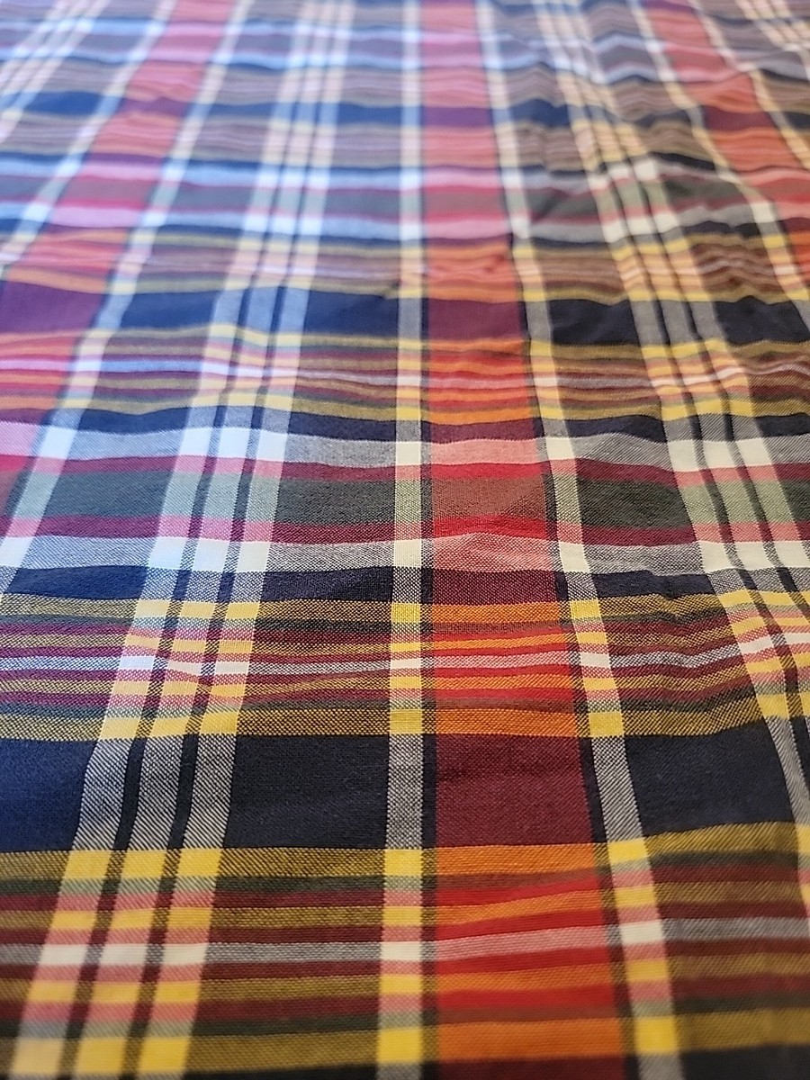 Rare! RALPH Lauren TWIN Duvet Cover Reversible Denim Plaid