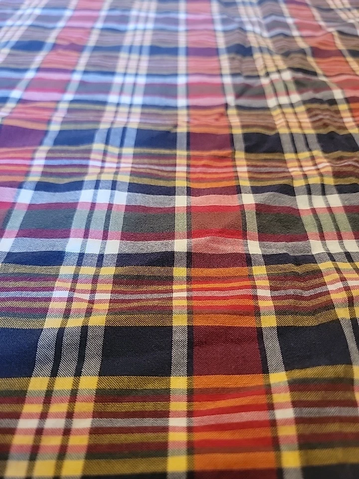 Rare! RALPH Lauren TWIN Duvet Cover Reversible Denim Plaid  Kennebunkport NICE! - Image 2 of 4