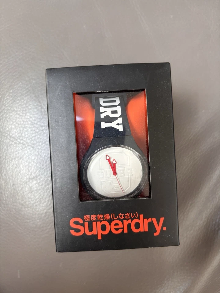 Superdry Reloj Campus Azul Marino Correa Silicona Con Cara Blanca Foto 2 de 2