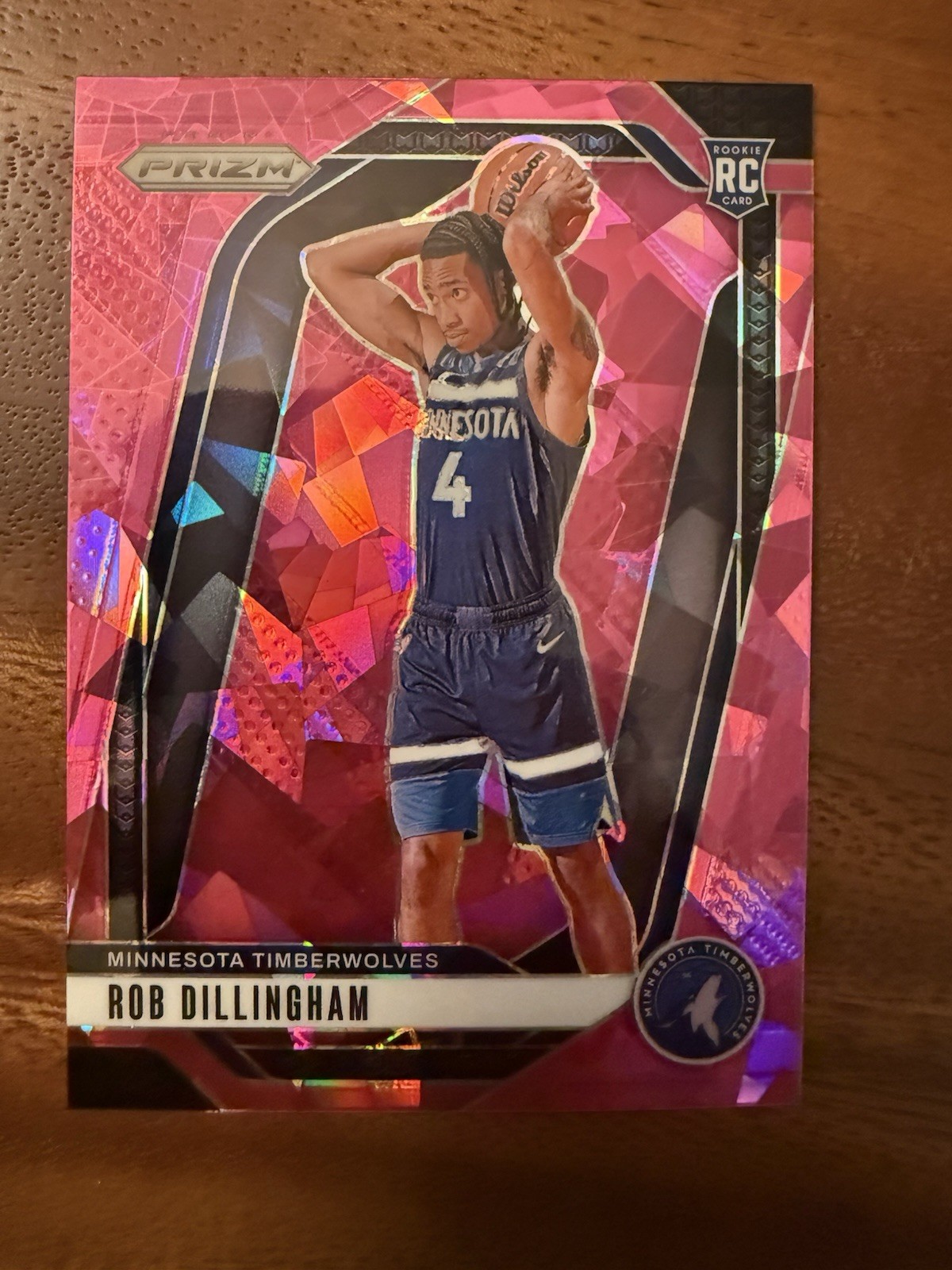 2024-25 Panini Prizm - Robert Dillingham #250 Pink Ice Prizm (RC)