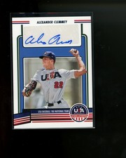 2023 Panini USA Stars and Stripes 18U Autograph Auto #18UAC Alexander Clemmey