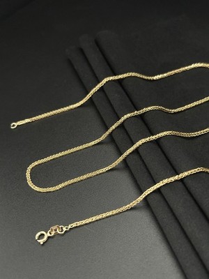 22''2mm.  14 Karat Gold Spiga Kette Halskette