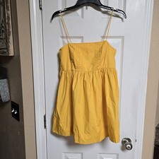 Maeve by Anthropology Babydoll Top In Mango Size Small MSRP $98