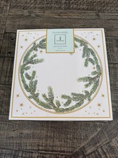 Williams Sonoma Jeff Leatham Holiday Salad Plates Set Of 4 NEW