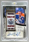 Wayne Gretzky 2018 Upper Deck Black Diamond Gold Championship Banners Auto 5/10
