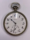 Antique Doxa Metal Argentan Pocket Watch Pre-Owned Doesn't Run (29-170)