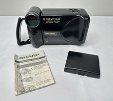 Sharp 8 Viewcam VL-E42U Black Hi-Fi Video Camcorder NO BATTERY - UNABLE TO TEST
