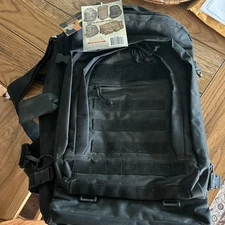 Sandpiper of California Black Bugout Backpack #5016 Military Grade NOS WITH TAGS