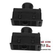 2Pcs Car Air Conditioner Vent Adjustable Dashboard Air Vent with Defrost
