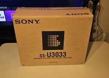 New Sony SS-U3033 100W, 2-Way Bookshelf Speakers Pair, NOS Open Box