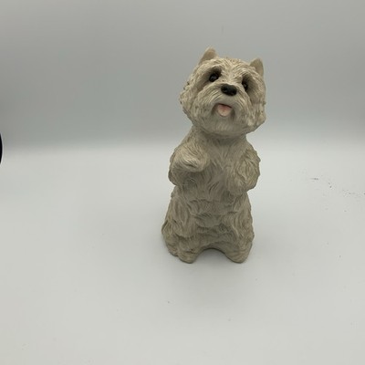 Sandcast West Highland White Terrier (Westie) 8  Mint Signed By Artist